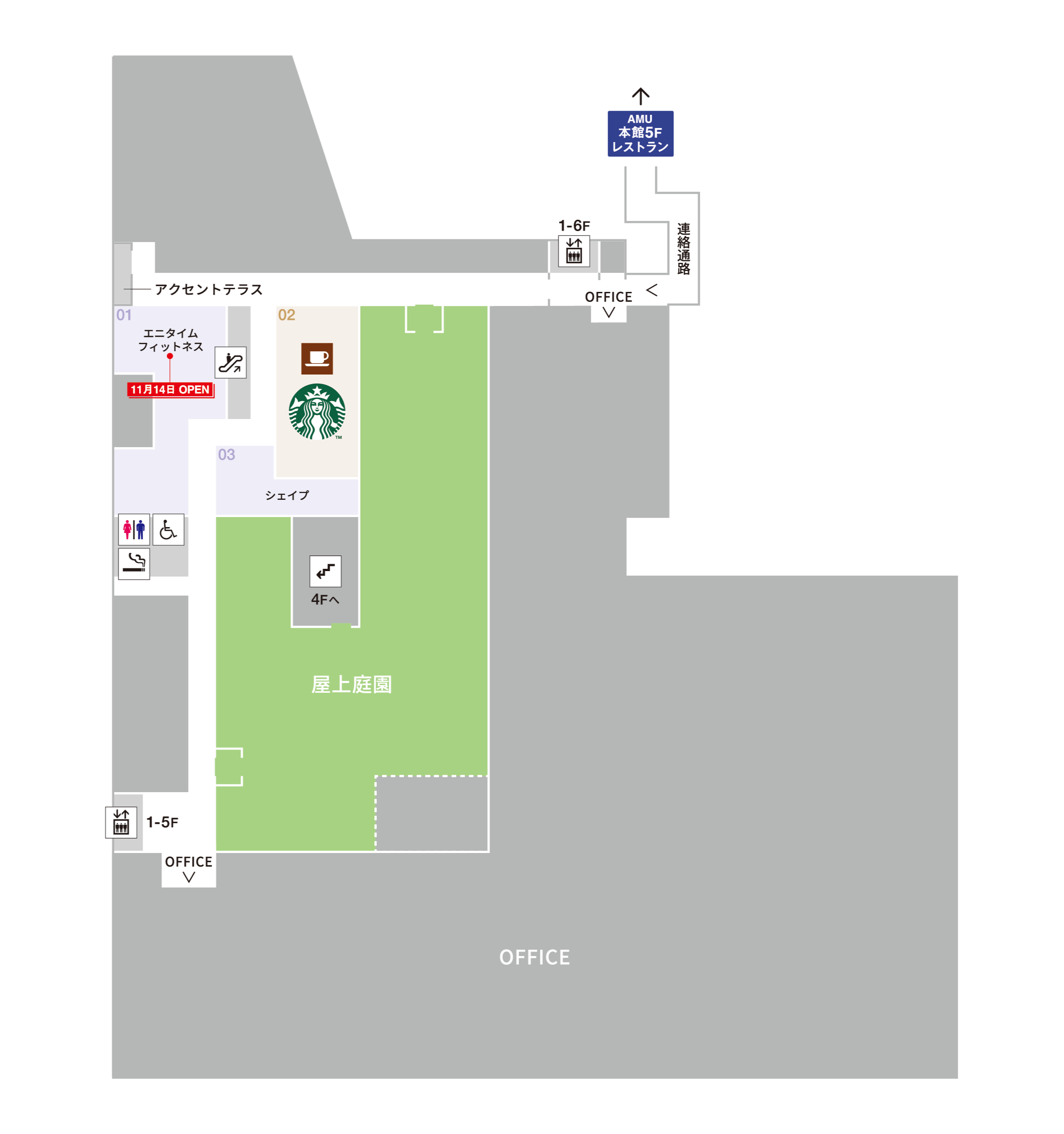 新館5Fマップ