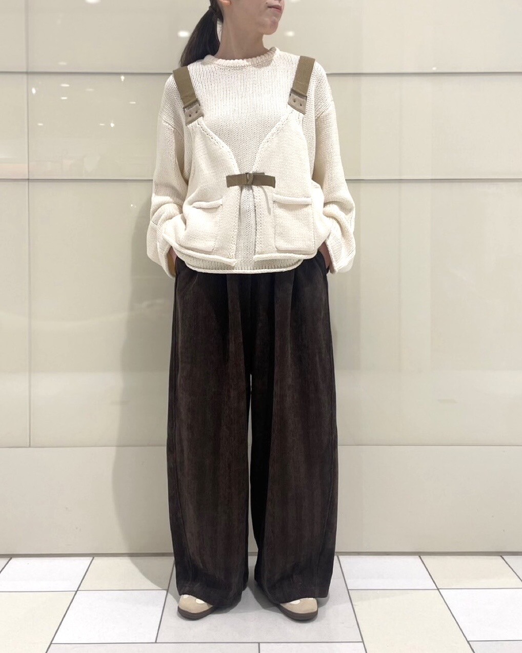 *チョコママ*   パイピング ニット ビスチェ モヘアクロップドウールビスチェニット | ファッション通販サイト NUGU