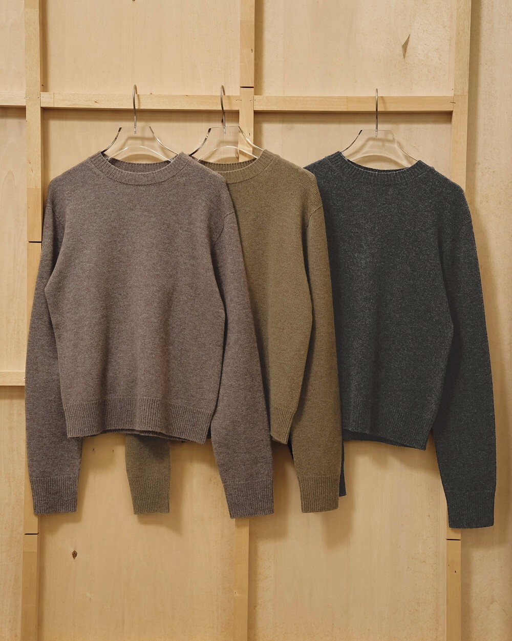 ウールとカシミヤで編まれたニット✨️ │パパス&ママス