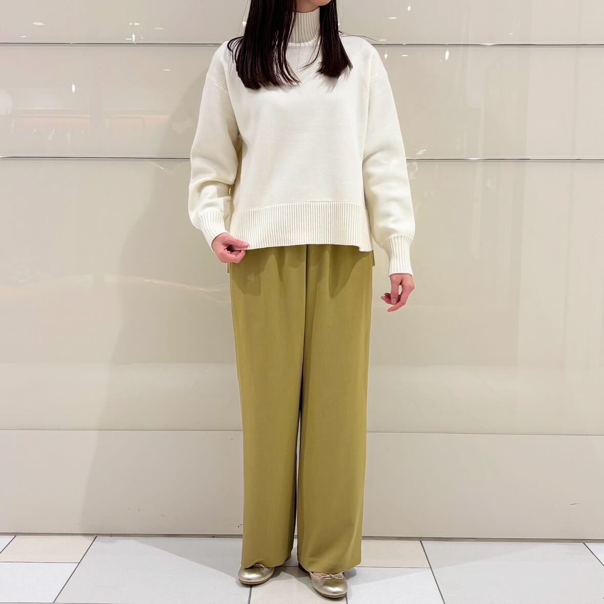 ストレッチが効いた綺麗めパンツ♡ │パパス&ママス │ ショップブログ