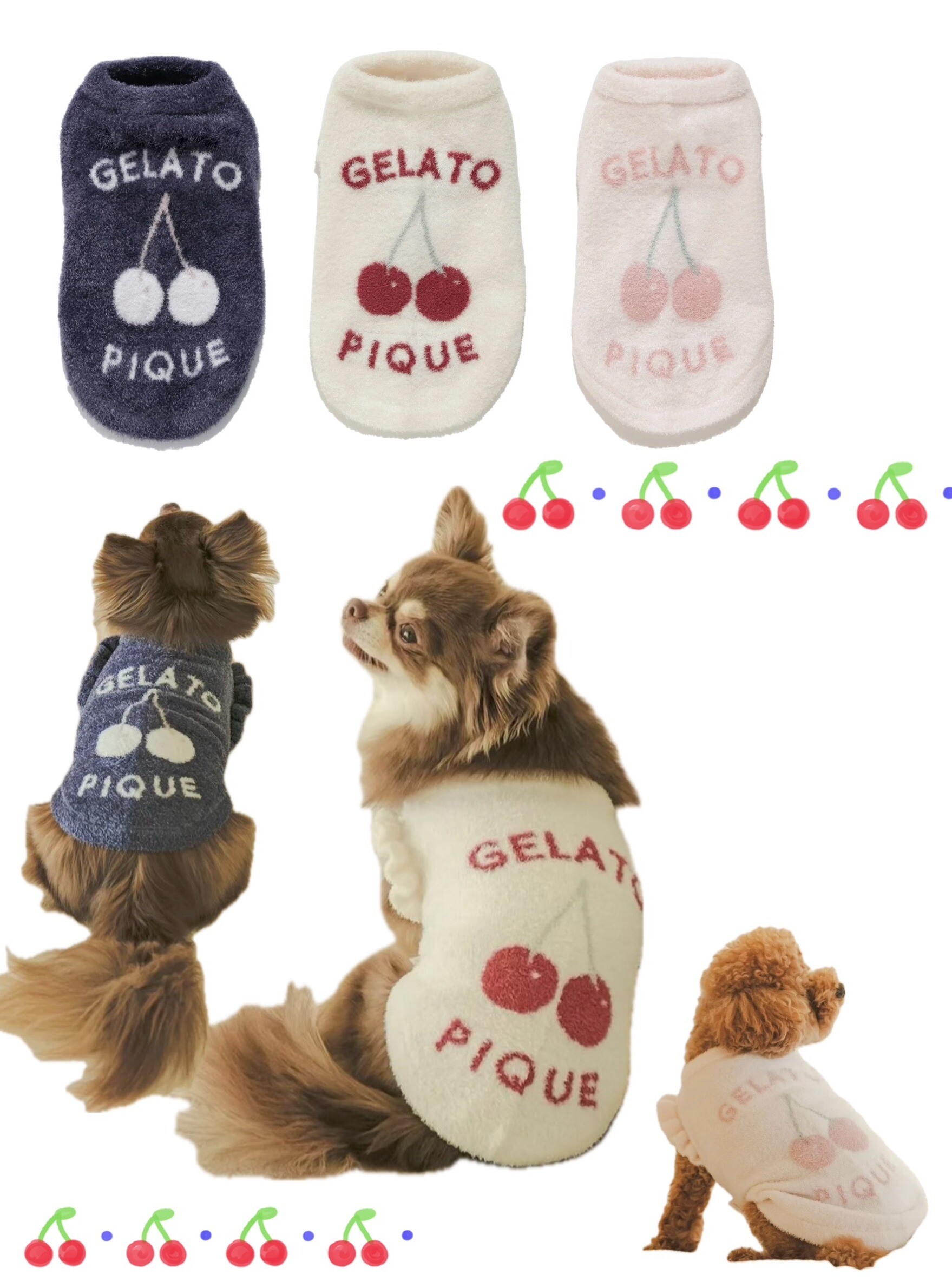 【新品タグ付き】GELATO PIQUE ネコ耳 2点セットアップ 限定品 レア ツインズキャット ジャガード ブランケット ネイビー