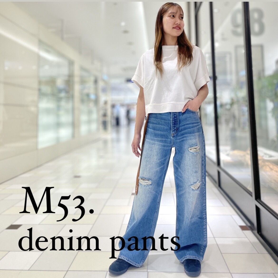 M53. 新作デニムパンツのご紹介 │grasol Le port │ ショップブログ