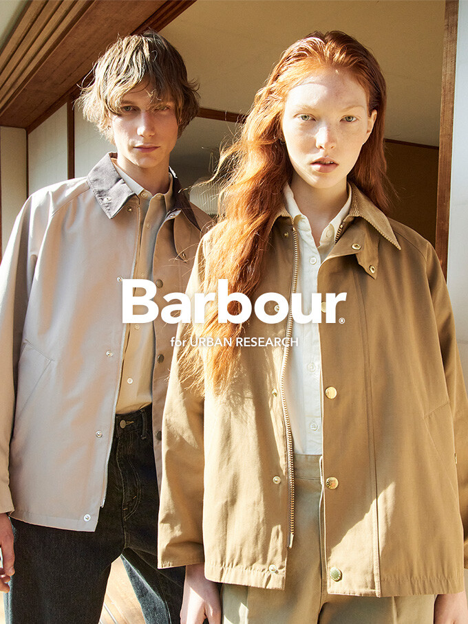 アーバンリサーチとバブアー人気の別注に新色を加え春仕様で発売
