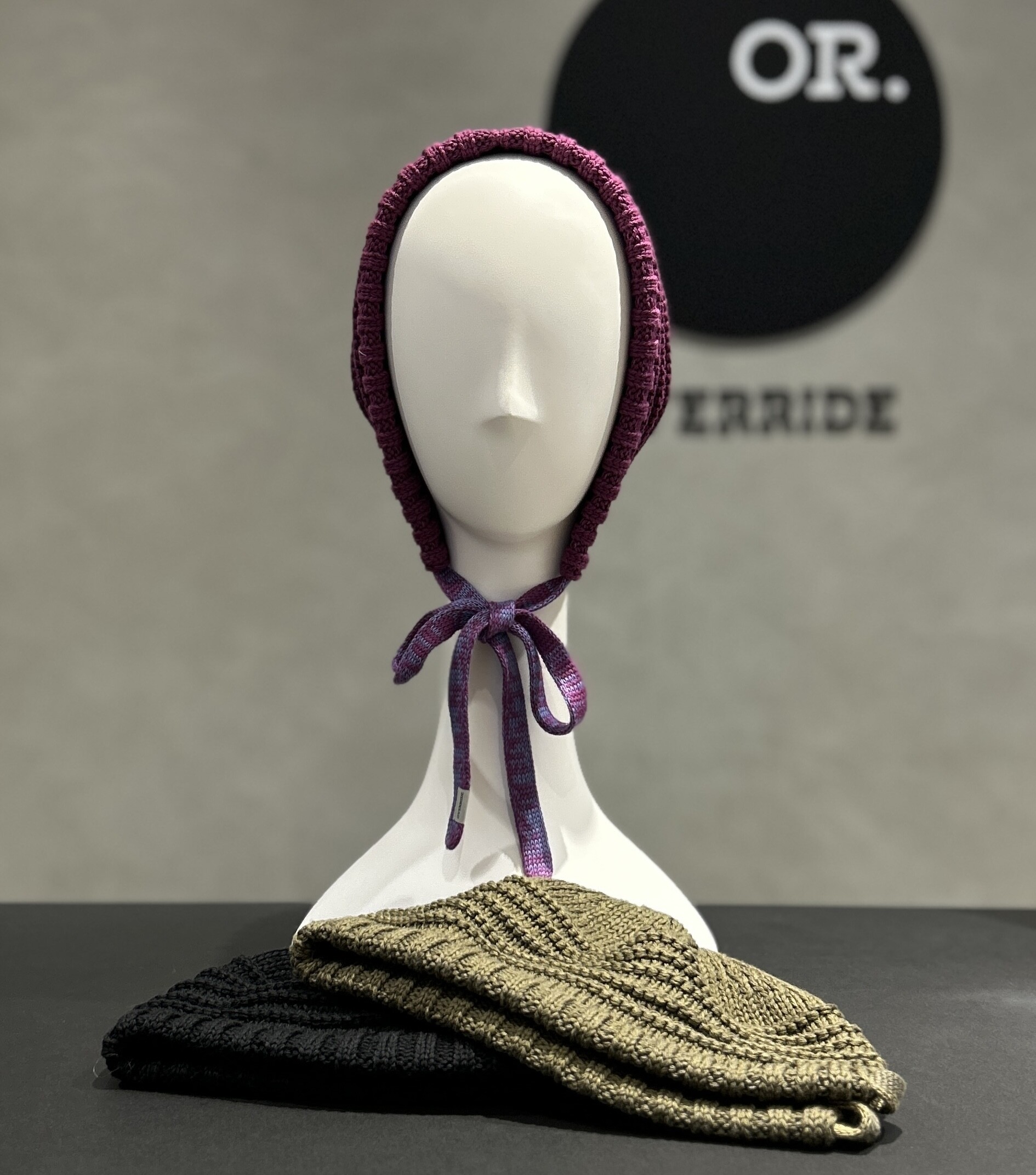 ロングシーズン大活躍⭐️新作フードビーニー🧶 │オーバーライド