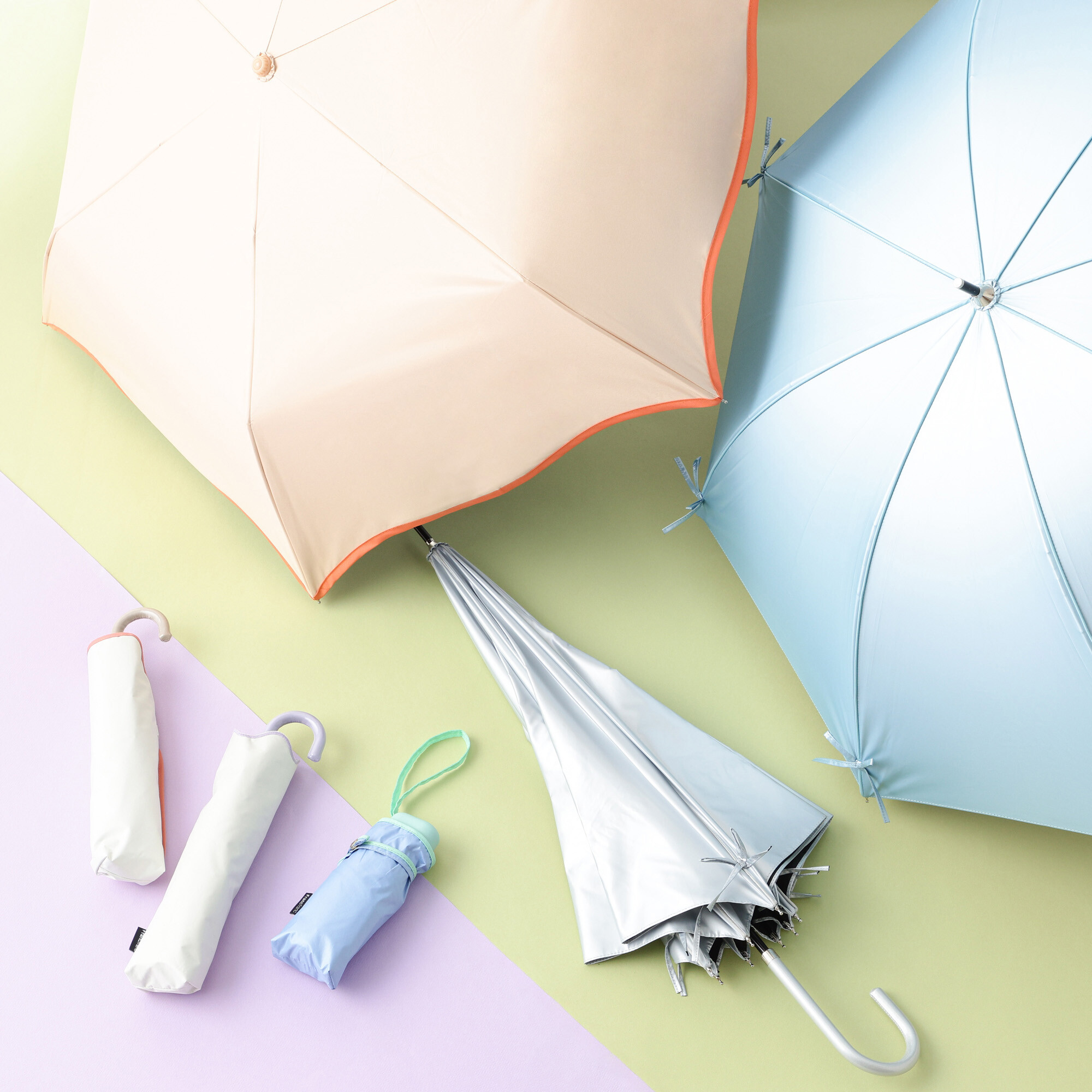 トレンドデザインと機能性を兼ね備えた新作日傘が入荷しました