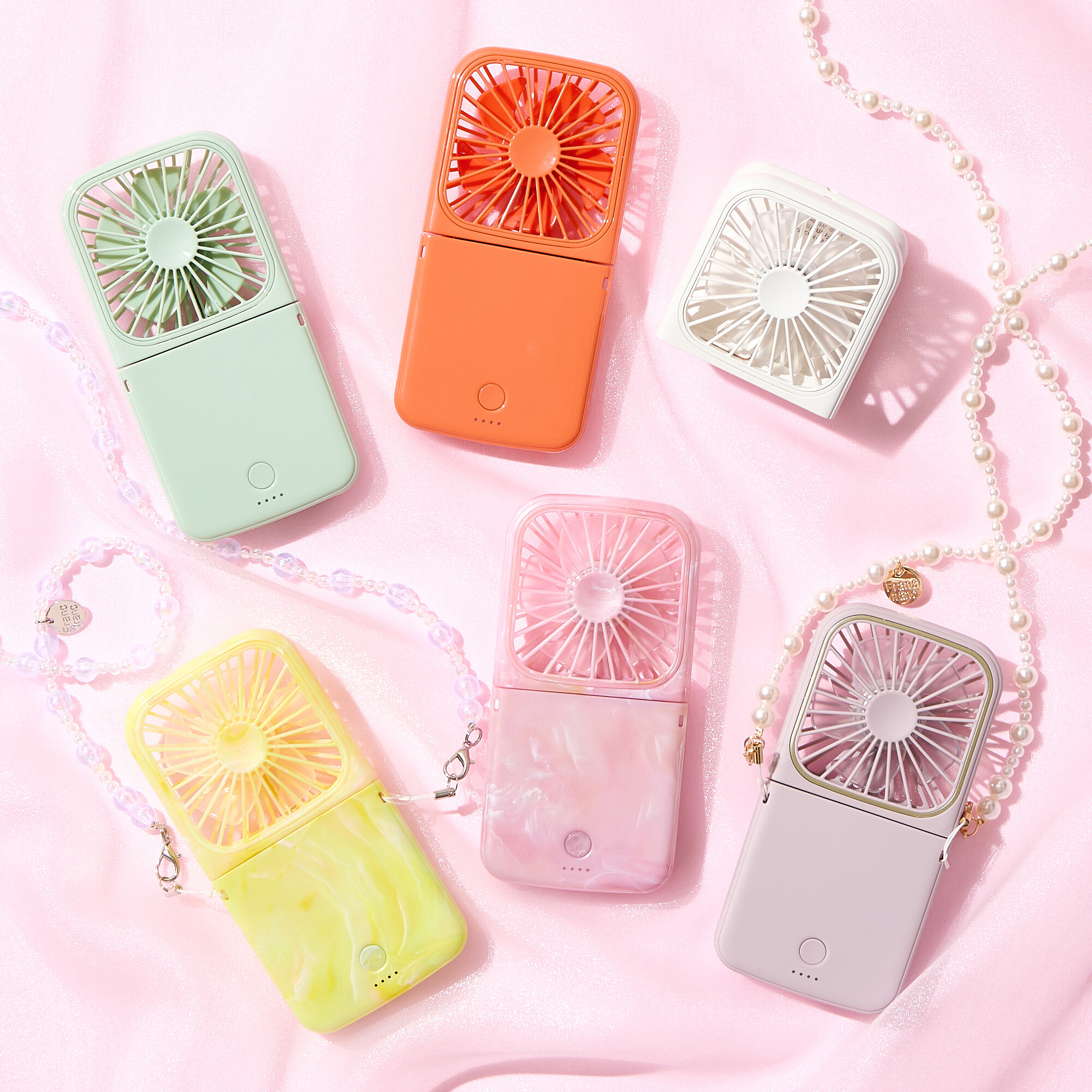 新品   エレファントバンク NO.3580045 NEW】コンパクトで多機能なフレ スマートハンディファン │フラン
