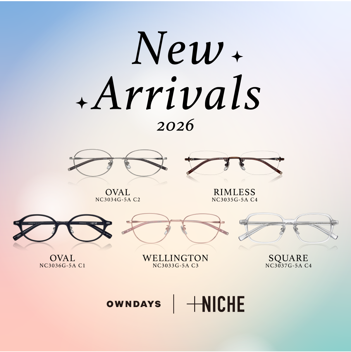 OWNDAYS|+NICHE NEW ARRIVAL │オンデーズ │ ショップブログ