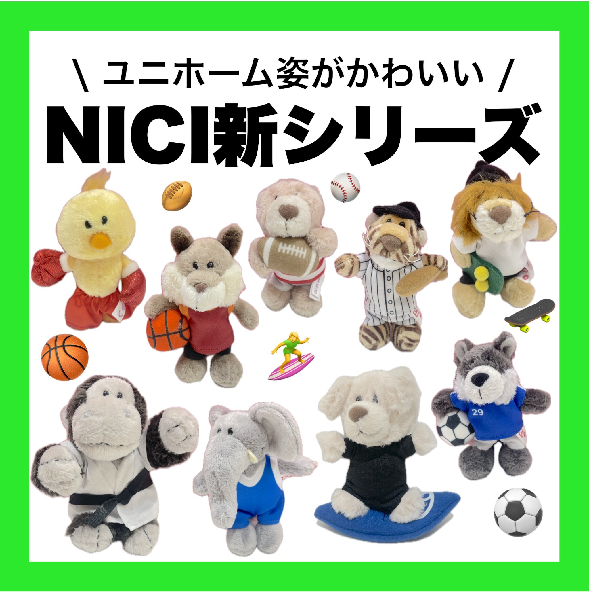 NICI新シリーズ登場🐻💚 │キャンパス │ ショップブログ