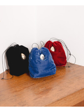 ●UR● JAMIRAY　EGGVELVET D/S PUFFER BAG