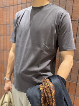 ALBINI クルーネック 無地 Tシャツ