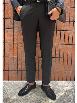 ライト サキソニー ストレッチ スラックス パンツ
