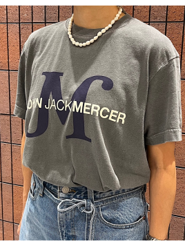 J.J.MERCER:〈洗濯機可能〉プリント TEE