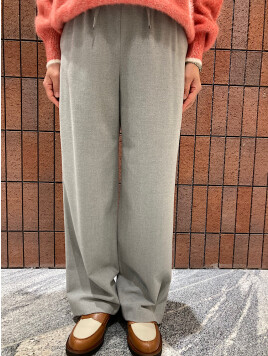 〈手洗い可能〉両面起毛 ドロスト パンツ