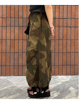【SHIPS別注】M53.:〈手洗い可能〉ミリタリー ファティーグ スカート