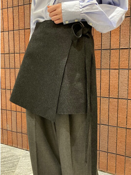 【ESLOW】トップメルトン　ラップスカート