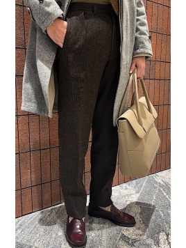 Southwick: HarrisTweed 1タック IVY トラウザーズ