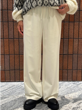 〈手洗い可能〉両面起毛 ドロスト パンツ