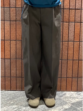 ドライオックス フロント タック ストレート パンツ 24SS ◇