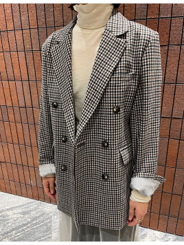 SHIPS Primary Navy Label:ウール フライス ジャージー タートルネック