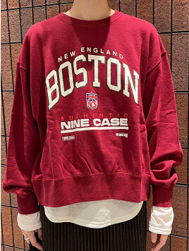 SHIPS NINE CASE:ボストン スウェット