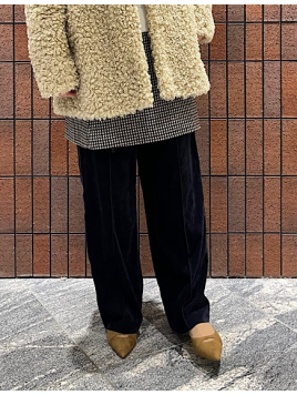 〈手洗い可能〉ベッチン ライン ストレート パンツ