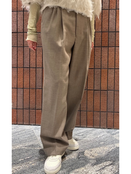 ウールタックパンツ