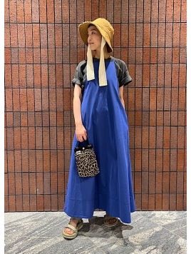 〈手洗い可能〉近江晒 ブロード キャミ ワンピース
