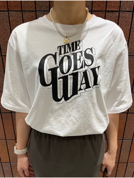 コーマ 天竺 プリント TEE