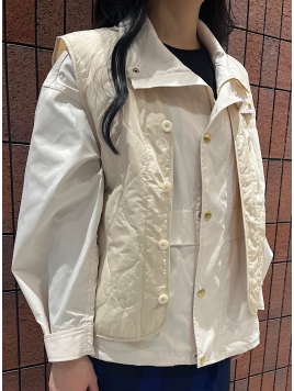 LIMONTA EAST 中綿 ベスト付き ナイロン ブルゾン