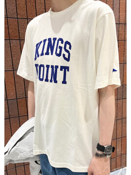【SHIPS別注】KINGS POINT: ロゴ プリント 半袖 Tシャツ