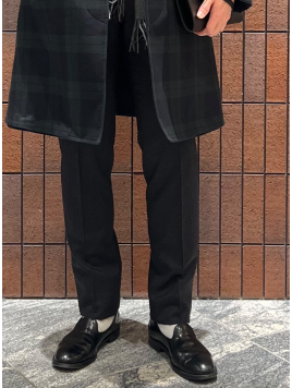 〈手洗い可能〉ライト サキソニー ストレッチ スラックス パンツ