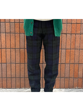 Southwick: HarrisTweed 1タック IVY トラウザーズ