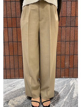 シャーク ツイード タック パンツ