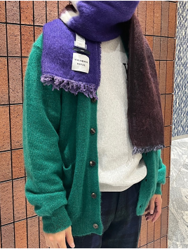 BATONER: PURE MOHAIR V CARDIGAN