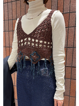 LOGAN KNITTING MILLS:〈手洗い可能〉モール ビスチェ