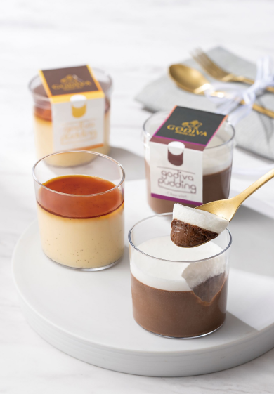 【手土産にも♬】チョコレートを味わう「ゴディバ  プリン」