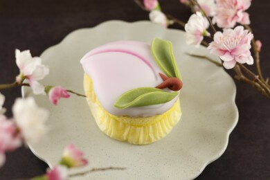 【文明堂総本店　桃カステラ）】