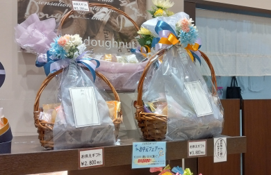 お盆かご盛焼き菓子ギフト♪