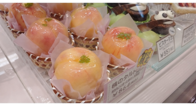 季節限定！桃のタルト販売中！