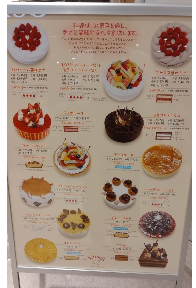 Anniversary ケーキはボンソアールで