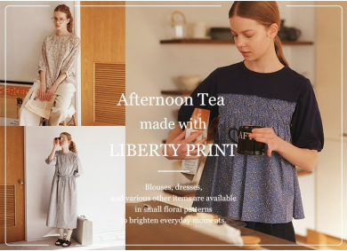 春をまとう、リバティプリントウェア！