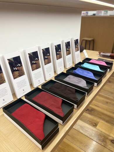 履いていることを忘れるような履き心地の『RANGL』🧦から、 Bishop(ミドル丈ソックス)が再入荷致しました💖