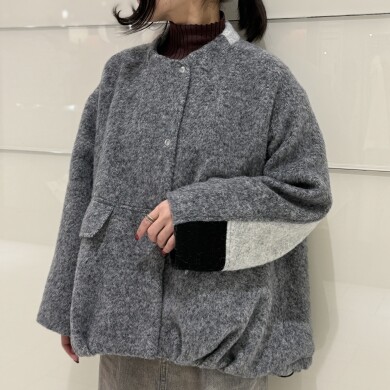 コロンとしたデザインが可愛いアウター入荷✨