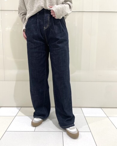 インディマークよりタックがポイントのウエストゴムデニムが入荷👖✨️