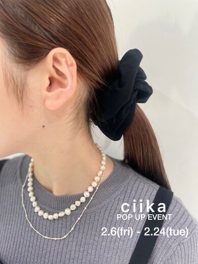 大粒パール×小粒パールのシンプルネックレス2種類で重ね付けスタイル💎✨
