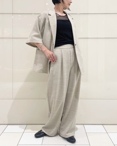 着るだけでスタイルアップ💓お洒落なジャケットセットアップ✨