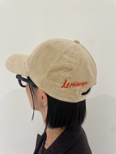 刺繍ロゴがポイント✨Le Melange人気のキャップ🧢