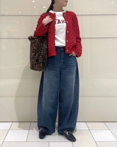 ポコポコした立体感が魅力のカーディガン✨️