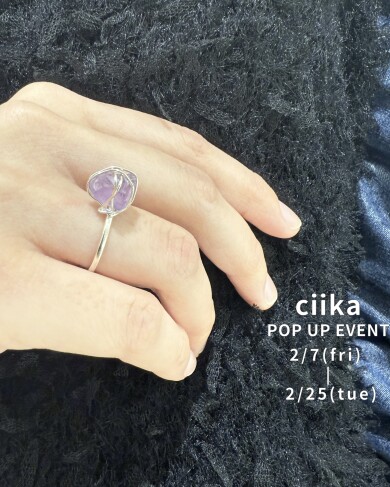 ciika 天然石が存在感のあるリング♡