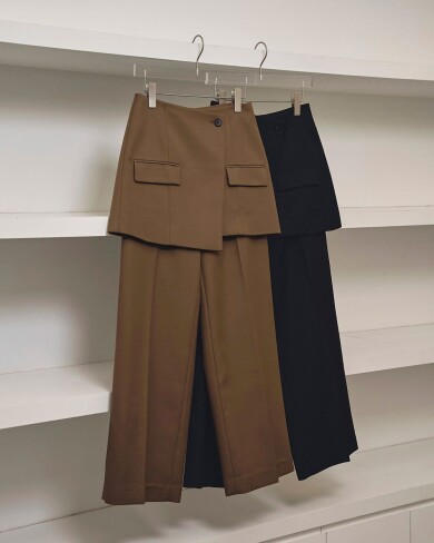 TODAYFULよりラップスカートとセットのトラウザー入荷しました✨️